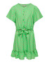 KIDS ONLY Rochie 'Lino' verde deschis / roz - Pled.ro