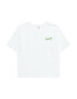 KIDS ONLY Tricou 'MAIKEN' verde kiwi / alb - Pled.ro