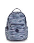 KIPLING Rucsac 'Seoul' albastru / albastru deschis / alb - Pled.ro