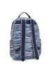 KIPLING Rucsac 'Seoul' albastru / albastru deschis / alb - Pled.ro