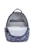 KIPLING Rucsac 'Seoul' albastru / albastru deschis / alb - Pled.ro