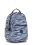 KIPLING Rucsac 'Seoul' albastru / albastru deschis / alb - Pled.ro