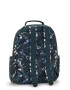 KIPLING Rucsac 'SEOUL' crem / albastru / verde / lila / negru - Pled.ro