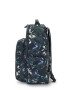 KIPLING Rucsac 'SEOUL' crem / albastru / verde / lila / negru - Pled.ro