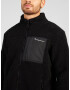 KnowledgeCotton Apparel Jachetă fleece negru / alb - Pled.ro