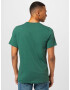 KnowledgeCotton Apparel Tricou 'ALDER' verde / alb - Pled.ro