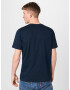 KnowledgeCotton Apparel Tricou bleumarin / albastru deschis / gri / portocaliu - Pled.ro