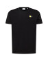 KnowledgeCotton Apparel Tricou galben / negru - Pled.ro