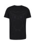 KnowledgeCotton Apparel Tricou gri metalic / negru - Pled.ro