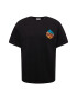 KnowledgeCotton Apparel Tricou 'WATERAID' azuriu / portocaliu / roșu pepene / negru - Pled.ro