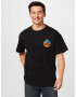 KnowledgeCotton Apparel Tricou 'WATERAID' azuriu / portocaliu / roșu pepene / negru - Pled.ro