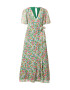 La petite étoile Rochie galben / verde jad / verde deschis / portocaliu / roz - Pled.ro