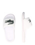 LACOSTE Flip-flops verde / alb - Pled.ro