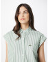 LACOSTE Rochie tip bluză verde pastel / alb - Pled.ro