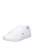 LACOSTE Sneaker low 'CARNABY' rosé / alb - Pled.ro