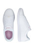 LACOSTE Sneaker low 'CARNABY' rosé / alb - Pled.ro