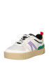 LACOSTE Sneaker low galben deschis / mov deschis / negru / alb murdar - Pled.ro