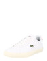 LACOSTE Sneaker low 'LEROND' verde / roșu / roșu bordeaux / alb - Pled.ro