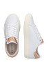 LACOSTE Sneaker low 'Powercourt' maro cappuccino / alb - Pled.ro