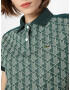 LACOSTE Tricou crem / verde - Pled.ro