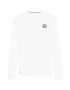 LACOSTE Tricou gri / alb - Pled.ro