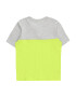 LACOSTE Tricou gri amestecat / verde / verde neon - Pled.ro