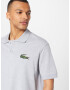 LACOSTE Tricou gri / verde / alb - Pled.ro