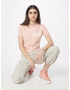 LACOSTE Tricou roz pastel / alb - Pled.ro