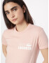 LACOSTE Tricou roz pastel / alb - Pled.ro