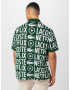 LACOSTE Tricou verde / alb - Pled.ro