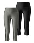 LASCANA ACTIVE Pantaloni sport gri / negru - Pled.ro