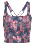 LASCANA ACTIVE Sport top verde petrol / fucsia / roz - Pled.ro