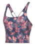 LASCANA ACTIVE Sport top verde petrol / fucsia / roz - Pled.ro