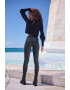 LASCANA Leggings albastru marin / gri argintiu - Pled.ro