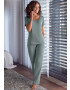 LASCANA Pantaloni de pijama verde petrol - Pled.ro