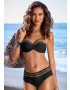 LASCANA Slip costum de baie 'Adele' bej / maro / negru - Pled.ro