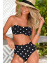 LASCANA Slip costum de baie negru / alb - Pled.ro