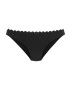 LASCANA Slip costum de baie 'Scallop' negru - Pled.ro