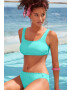 LASCANA Slip costum de baie turcoaz - Pled.ro