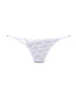 LASCANA Tanga transparent / alb - Pled.ro