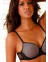 LASCANA Sutien 'Invisible Pink' gri / negru - Pled.ro