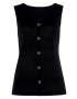 LASCANA Top bej / negru - Pled.ro