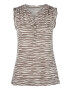 LASCANA Top gri taupe / alb - Pled.ro