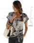 LASCANA Tricou bej / bej deschis / gri taupe / negru - Pled.ro