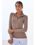 LASCANA Tricou gri taupe - Pled.ro