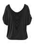 LASCANA Tricou negru - Pled.ro