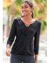 LASCANA Tricou negru - Pled.ro