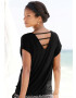 LASCANA Tricou negru - Pled.ro