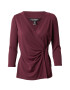 Lauren Ralph Lauren Tricou 'JAINAB' roșu burgundy - Pled.ro