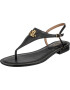 Lauren Ralph Lauren Flip-flops 'Ellington' auriu / negru - Pled.ro